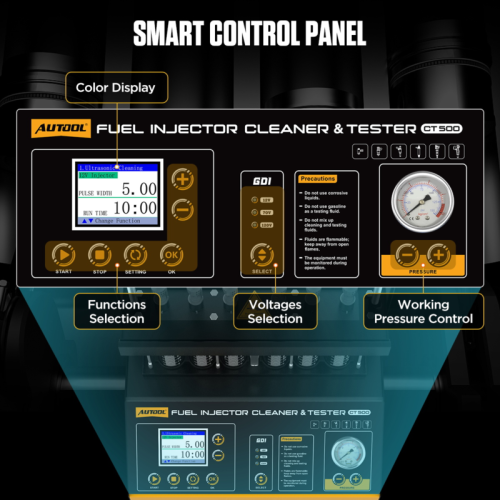 AUTOOL CT500 - Aparat de spălat și testat injectoare industriale GDI/EFI/FSI