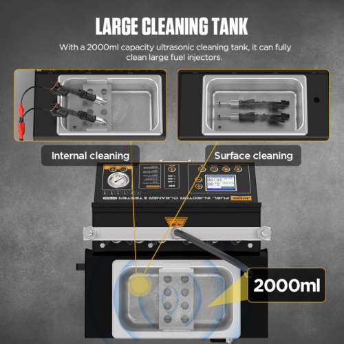AUTOOL CT500 - Aparat de spălat și testat injectoare industriale GDI/EFI/FSI
