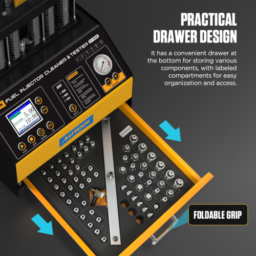 AUTOOL CT500 - Aparat de spălat și testat injectoare industriale GDI/EFI/FSI