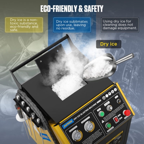 Mașină de sablare cu gheață carbonică AUTOOL HTS709