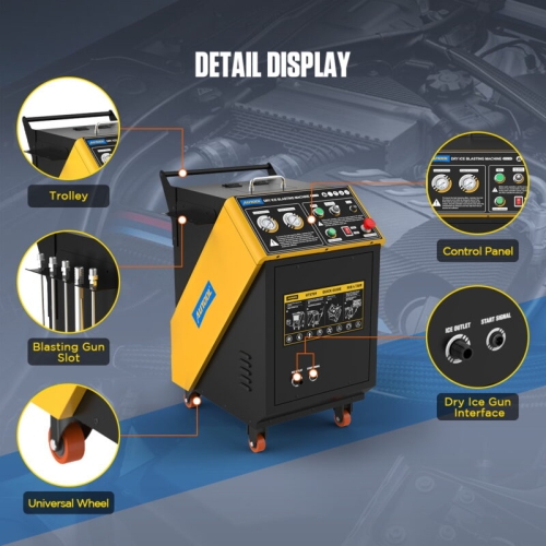 Mașină de sablare cu gheață carbonică AUTOOL HTS709