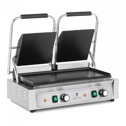 Gratar electric/Contact Grill plăci netede - 3600 W