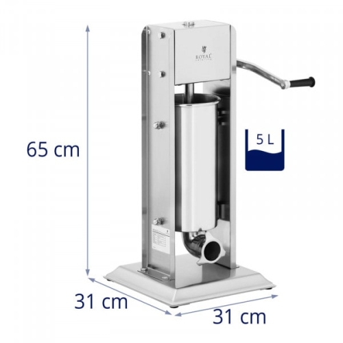 Mașină de umplut cârnați - 5L - verticală