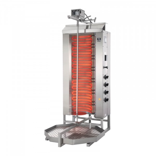 Aparat pentru shaorma - 10,500 W -  80 kg carne