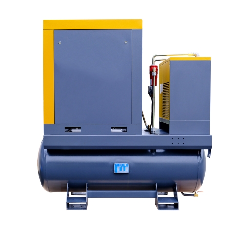 Compresor cu șurub 3 în 1 11 kW | 1500 l/min | rezervor de 500 l și dezumidificator