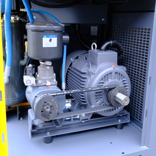 Compresor cu șurub 3 în 1 11 kW | 1500 l/min | rezervor de 500 l și dezumidificator