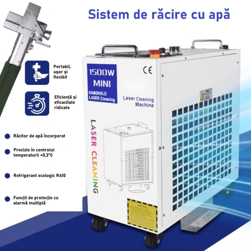 CURĂȚĂTOR LASER CU FIBRĂ 1500W M2 + ACCESORII