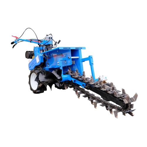 Excavator de șanțuri autopropulsat pe benzină ST80 | 15 CP | Capacitate de săpare a șanțurilor 80 cm | Lățime 17 cm