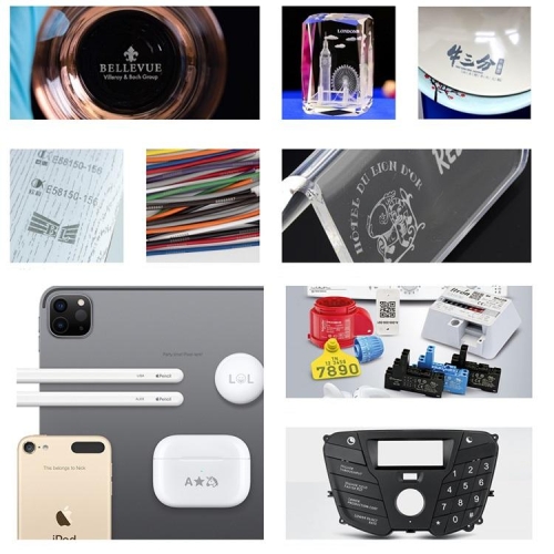 Gravor laser portabil pentru marcarea suprafețelor, rezistent la UV, 5 W, 100 x 100 mm